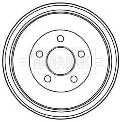 BORG & BECK Piduritrummel BBR7236